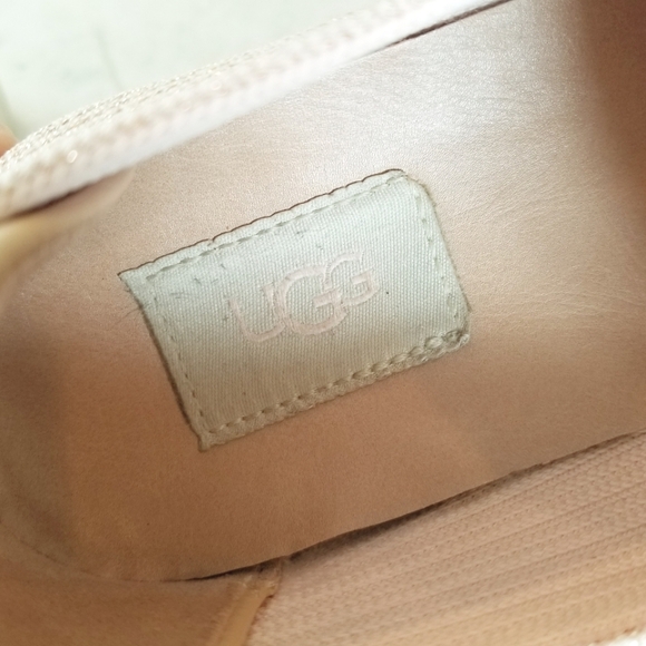 Ugg Sammy Metallic Pink Slip on Women's Sneakers Flats Metallic Athleisure sz 9 - Picture 6 of 10